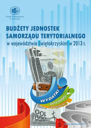 Powiększ obraz: okładka Budżety JST świętokrzyskie 2013