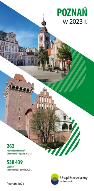 Powiększ obraz: Okładka folderu Poznań w 2023 r.