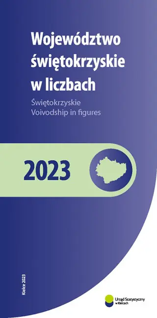 Powiększ obraz: Województwo świętokrzyskie w liczbach 2023 - okładka