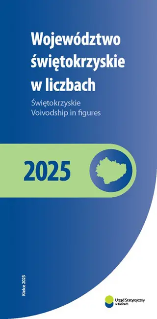 Powiększ obraz: Województwo świętokrzyskie w liczbach 2025 - okładka