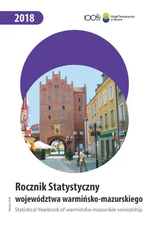 Powiększ obraz: Cover of the publication Statistical Yearbook of Warmińsko-Mazurskie Voivodship 2018