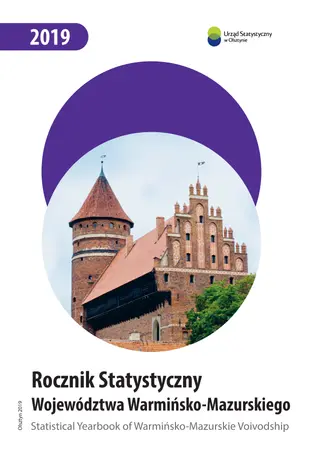 Powiększ obraz: Cover of the publication Statistical Yearbook of Warmińsko-Mazurskie Voivodship 2019