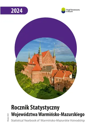 Powiększ obraz: Cover of the publication Statistical Yearbook of Warmińsko-Mazurskie Voivodship 2024