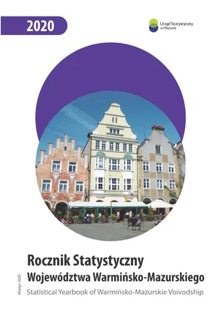 Powiększ obraz: Cover of the publication Statistical Yearbook of Warmińsko-Mazurskie Voivodship 2020