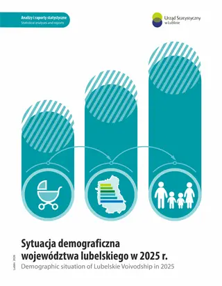 Powiększ obraz: Sytuacja demograficzna województwa lubelskiego w 2025 r.