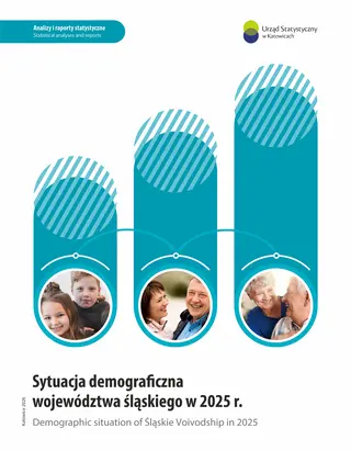 Powiększ obraz: Demographic situation of Śląskie Voivodship in 2025. - publication cover