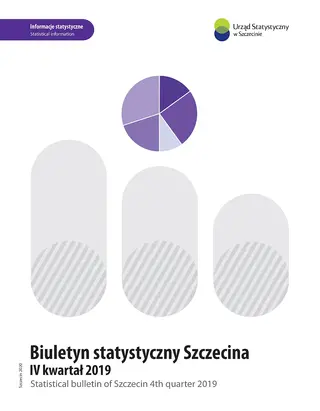 Powiększ obraz: okładka - Biuletyn statystyczny Szczecina - 4 kwartał 2019