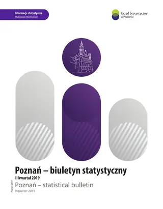 Powiększ obraz: Cover of Statistical bulletin of Poznan – quarter 2/2019