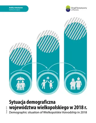 Powiększ obraz: Cover of Demographic situation of Wielkopolskie Voivodship in 2018