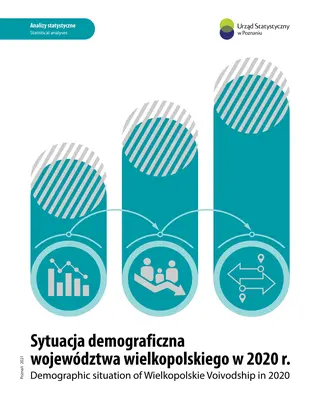 Powiększ obraz: Cover of Demographic situation of Wielkopolskie Voivodship in 2020