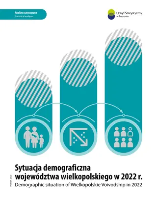 Powiększ obraz: Cover of Demographic situation of Wielkopolskie Voivodship in 2022
