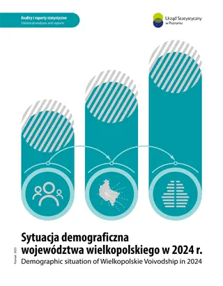 Powiększ obraz: Cover of Demographic situation of Wielkopolskie Voivodship in 2024