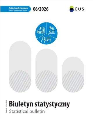 Powiększ obraz: Book cover of Statistical Bulletin No 6/2026 