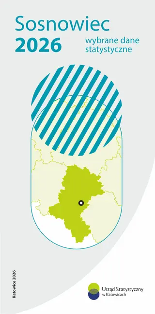 Powiększ obraz: Sosnowiec 2026 – wybrane dane statystyczne- okładka