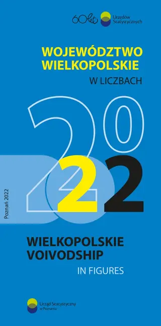 Powiększ obraz: Cover of Wielkopolskie Voivodship in figures 2022