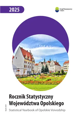 Powiększ obraz: Book cover of Statistical Yearbook of Opolskie Voivodship 2025