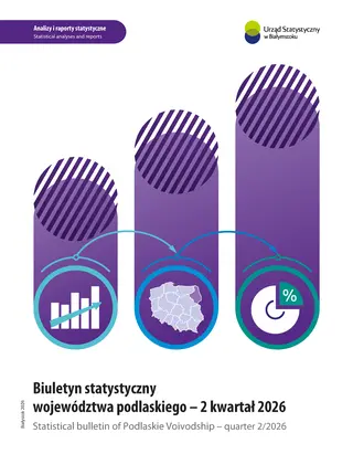 Powiększ obraz: Okładka publikacji Biuletyn statystyczny województwa podlaskiego - 2 kwartał 2026