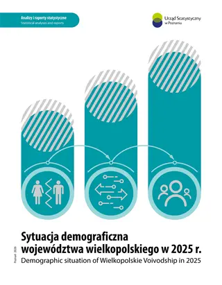 Powiększ obraz: Cover Demographic situation of Wielkopolskie Voivodship in 2025