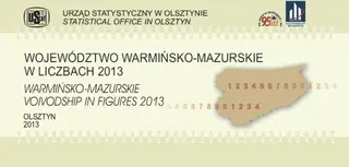 Powiększ obraz: Okładka publikacji Województwo warmińsko-mazurskie w liczbach 2013