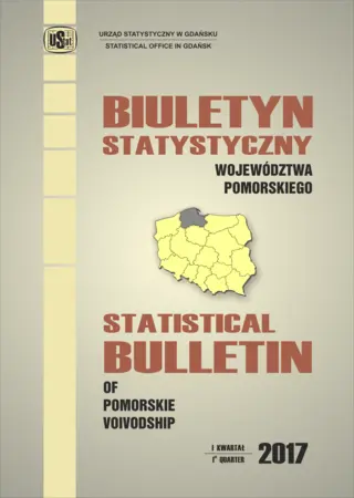 Powiększ obraz: U góry tytuł Publikacji w wersji polskiej, poniżej zdjęcie mapy Polski z zaznaczeniem województwa pomotrskiego, poniżej tytuł Publikacji w języku angielskim