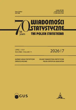 Powiększ obraz: Okładka publikacji Wiadomości Statystyczne. The Polish Statistician 7/2026