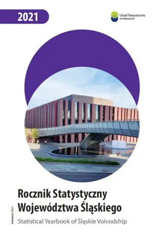 Powiększ obraz: Cover of the publication entitled Statistical Yearbook of śląskie voivodship 2021