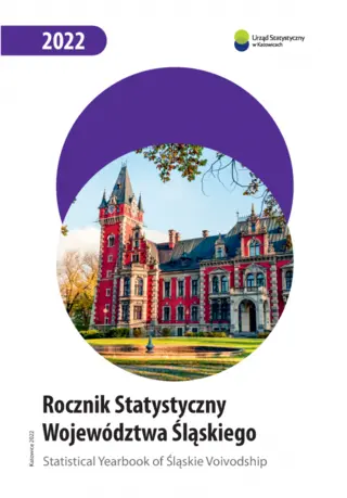 Powiększ obraz: Cover of the publication entitled Statistical Yearbook of Śląskie Voivodship 2022
