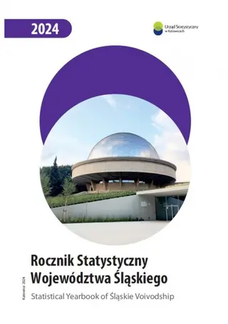 Powiększ obraz: Cover of the publication entitled Statistical Yearbook of Śląskie Voivodship 2024