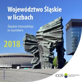 Powiększ obraz: Cover of the publication entitled Śląskie Voivodship in numbers 2018