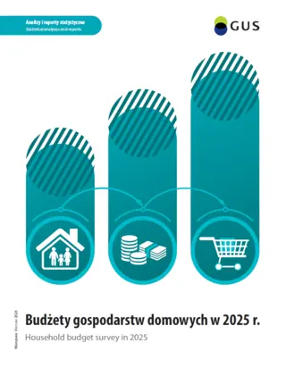 Powiększ obraz: Okładka publikacji  Budżety gospodarstw domowych w 2025 r.