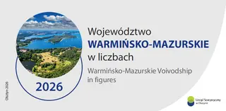 Powiększ obraz: Cover of the publication Warmińsko-Mazurskie Voivodship in figures 2026