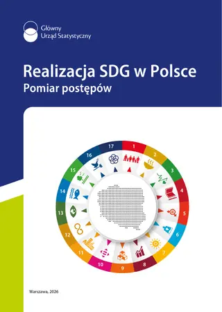 Powiększ obraz: Okładka publikacji Realizacja SDG w Polsce. Pomiar postępów 