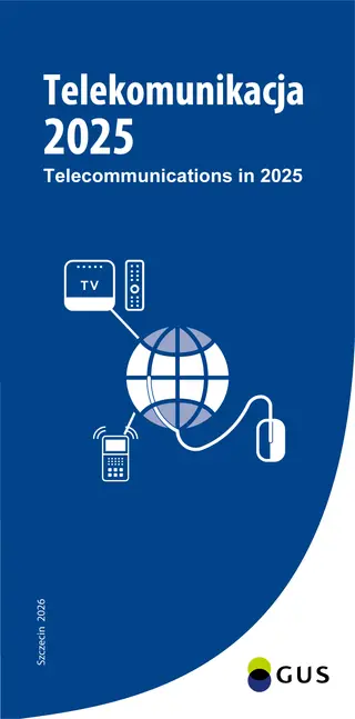 Powiększ obraz: Cover of the publication Telecommunication in 2025