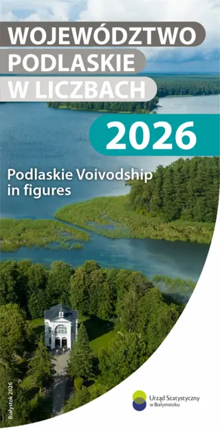 Powiększ obraz: Okładka folderu Województwo Podlaskie w Liczbach 2026