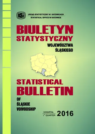 Powiększ obraz: Biuletyn statystyczny województwa śląskiego I kwartał 2016 - okładka